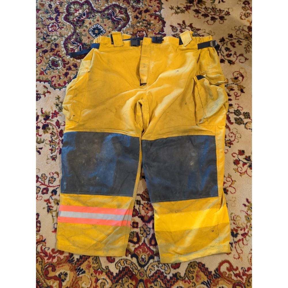 Retired‎ Firefighter Gear Turnout Pants FIRE USED Size 56 X 28 SHELL ONLY!!